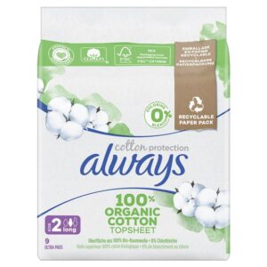 ALWAYS Ultra Binde Cot Protect Long Flügel 9 Stk