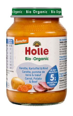 HOLLE Karotten Kartoffel & Rind 190 g