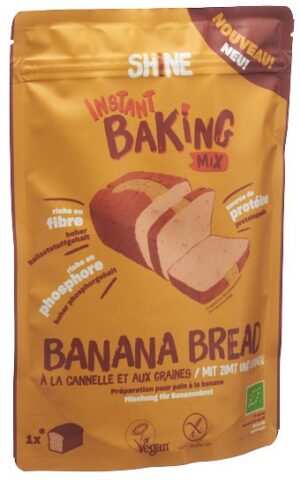 SHINE Instant Baking Mix Banana Bread BIOBtl 350 g