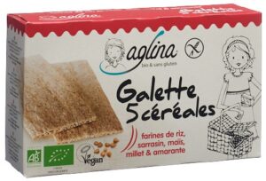 AGLINA Galette 5 Cerealien Bio           Box 160 g