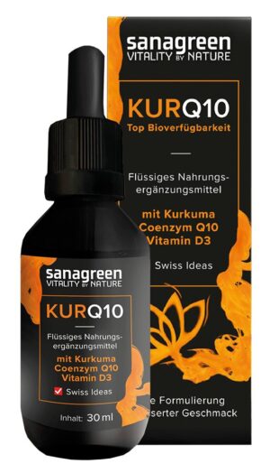 SANAGREEN KURQ10 mizell Kurkuma Extr QPipDFl 30 ml