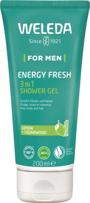 WELEDA FOR MEN 3in1 Shower Gel Energy FreTb 200 ml