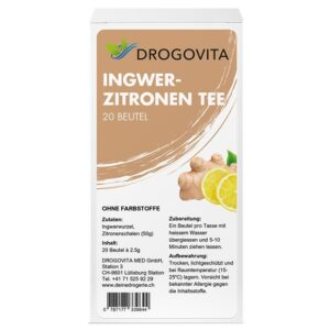 DROGOVITA Ingwer-Zitronen Tee           Btl 20 Stk