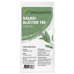 DROGOVITA Salbei Tee                      Btl 80 g