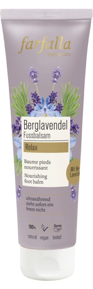 FARFALLA Fussbalsam Berglavendel          Tb 75 ml