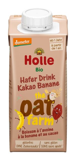 HOLLE Bio-Haferdrink Kakao Banane     Tetra 200 ml