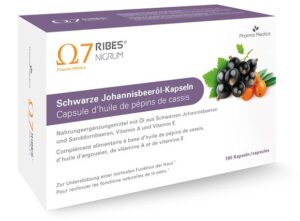 RIBES NIGRUM Schwarze Johannisbeeröl Kaps  180 Stk