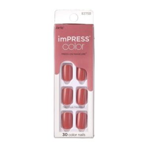 KISS ImPress Color Nail Kit Platonic Pink