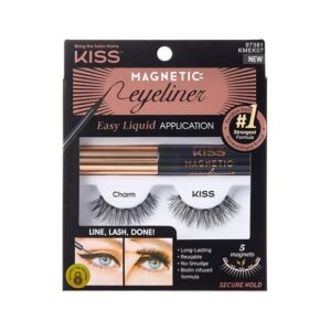 KISS Magnetic Eyeliner & Lash Kit Charm (n)