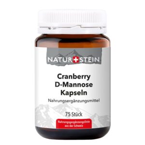 NATURSTEIN Cranberry D-Mannose Kaps    Glas 75 Stk