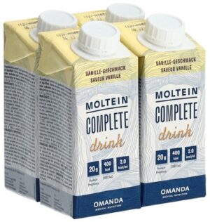 MOLTEIN Complete Drink Vanille 4 Tetra 200 ml
