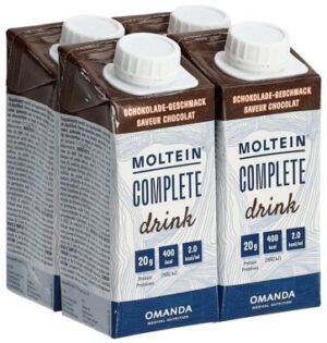 MOLTEIN Complete Drink Schokolade   4 Tetra 200 ml