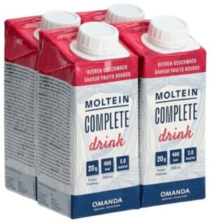 MOLTEIN Complete Drink Beeren       4 Tetra 200 ml