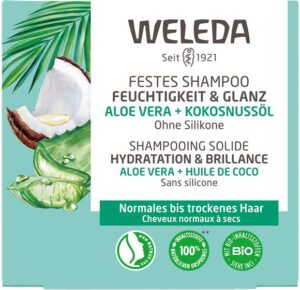 WELEDA Festes Shampoo Feuchtigkeit&Glanz 50 g