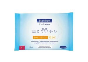 STERILLIUM 2in1 Wipes 15 Stk