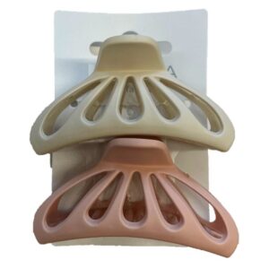 HERBA Klammer beige/rosa                     2 Stk