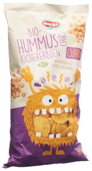 MORGA Kichererbsen Chips Curry Bio glutenfrei 75 g