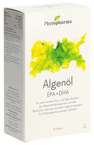 PHYTOPHARMA Algenöl EPA + DHA Kaps    Blist 80 Stk