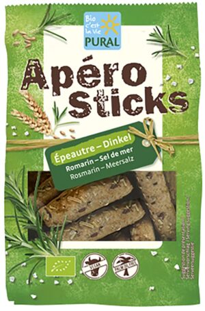 PURAL Apero Sticks Dinkel Rosmarin MeersaBtl 100 g