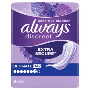 ALWAYS Discreet Inkontinenz Ultimate Tag n 8 Stk