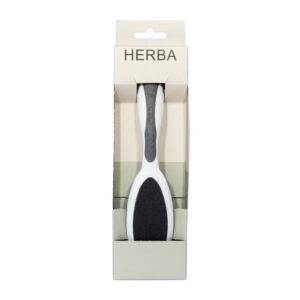 HERBA Doppelfussfeile grob fein Softtouch graBlist