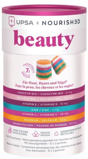 UPSA X NOURISHED Beauty Gummies Box 30 Stk