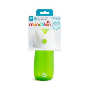 MUNCHKIN Flip & Go Trinkhalm Flasche 355ml 18M+