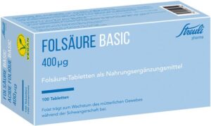 FOLSAURE Streuli Basic Tabl 400 mcg Blist 100 Stk