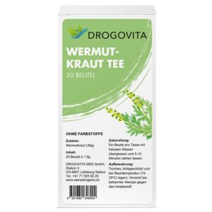DROGOVITA Wermut Tee                    Btl 20 Stk