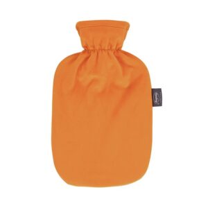 FASHY Wärmflasche 2l Flauschbezug orange