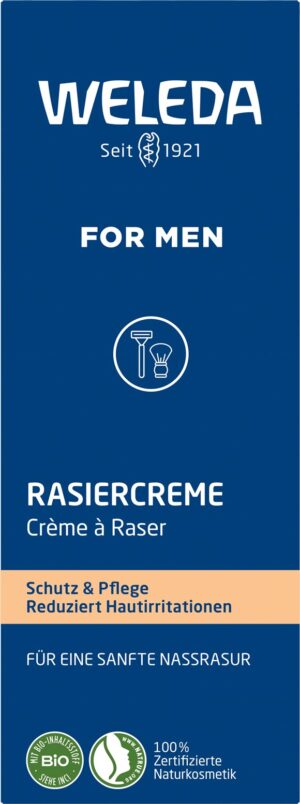 WELEDA FOR MEN Rasiercreme (n) Tb 75 ml
