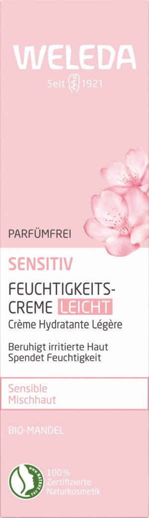 WELEDA Feuchtigkeitscreme leicht sens MandTb 30 ml