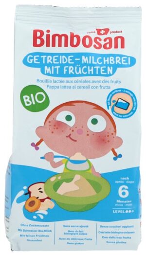 BIMBOSAN Bio-Getreide-Milchbrei Früchten     300 g