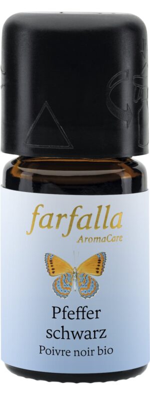 FARFALLA Pfeffer schw Äth/Öl Bio Wilds Gr Cru 5 ml