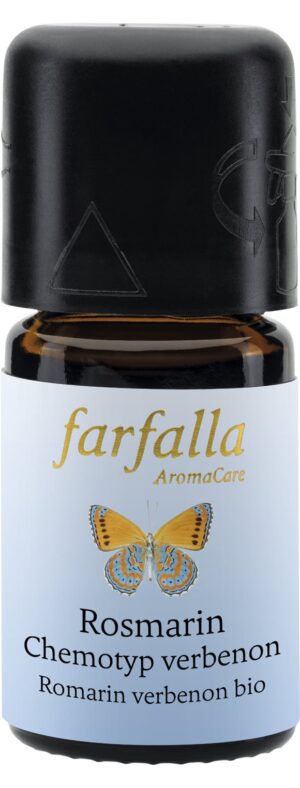 FARFALLA Rosmarin Chem Verb Äth/Öl Bio Gr Cru 5 ml
