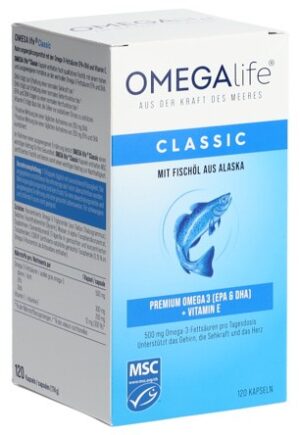 OMEGA-LIFE Classic Kaps 500 mg Ds 120 Stk