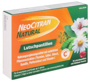 NEOCITRAN Natural Lutschpastillen Blist 16 Stk