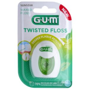 GUM TWISTED FLOSS Zahnseide 30m gewachst