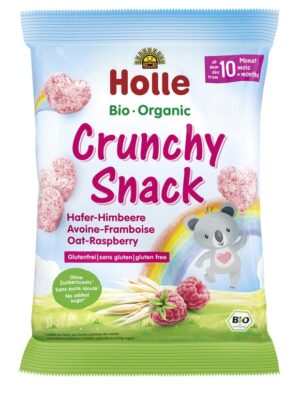 HOLLE Bio-Crunchy Snack Hafer Himbeere Btl 30 g
