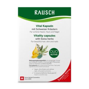 RAUSCH Vital Kaps Schweizer Kräuter 3 Blist 60 Stk