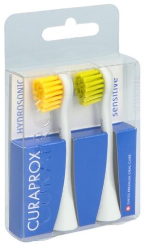 CURAPROX Hydrosonic Ersatzbü se gelb-gBlist 1 Paar