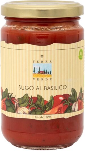 TERRA VERDE Sugo al Basilico Glas 290 g