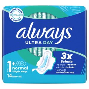 ALWAYS Ultra Binde Normal Flüg 14 Stk