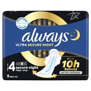 ALWAYS Ultra Binde Sec Night Flüg 9 Stk