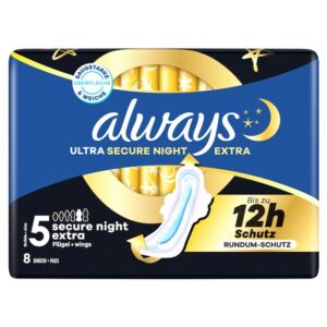 ALWAYS Ultra Binde Sec Night Ext Flüg        8 Stk