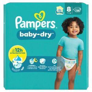 PAMPERS Baby Dry Gr8 17+kg Lar Vorteil (n   28 Stk
