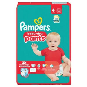 PAMPERS Baby Dry Pan Gr4 9-15kg Ma Spar (n) 42 Stk