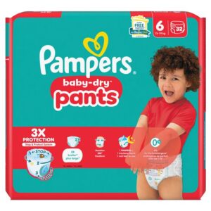 PAMPERS Baby Dry Gr6 14-19kg XL Spar (n)    32 Stk