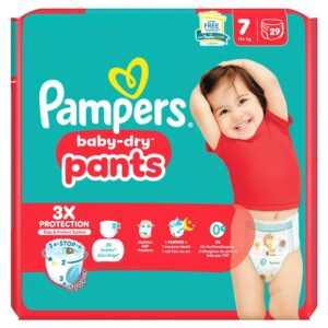 PAMPERS Baby Dry Pan Gr7 17+kg XL Spar (n)  29 Stk