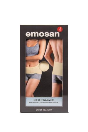 EMOSAN Nierenwärmer Velcro L écru